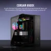 Corsair korpuss ar divām kamerām | 6500X | Melns/Obsidiana alumīnijs | Mid-Tower | ATX