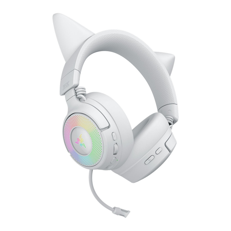 Razer | Austiņas | Kraken Kitty V3 Pro | Bluetooth | Over-Ear | Balta