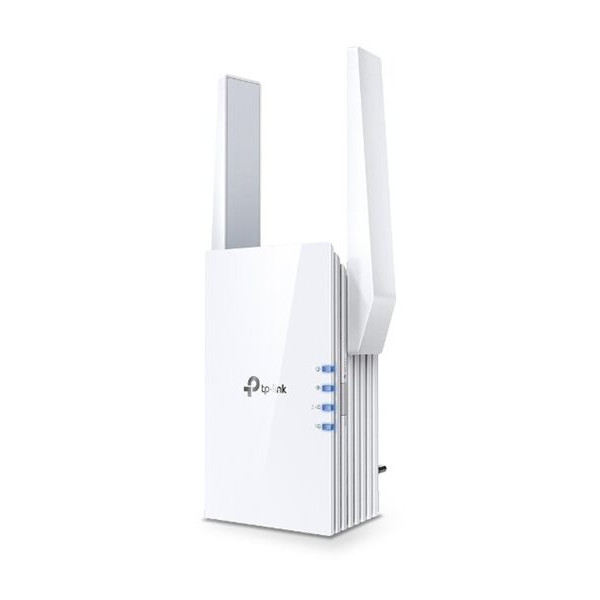TP-LINK | Range Extender | RE605X | 802.11ax | Nav Mesh atbalsta | 574+1201 Mbit/s | 10/100/1000 Mbit/s | Ethernet LAN (RJ-45) porti 1 | Nav mobila platjosla | MU-MIMO Nav | Antenas tips 2x ārējā