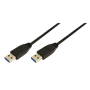 Logilink | CU0038 | USB-A uz USB-A USB 3.0 (Type A) spraudnis | USB 3.0 (Type A) spraudnis