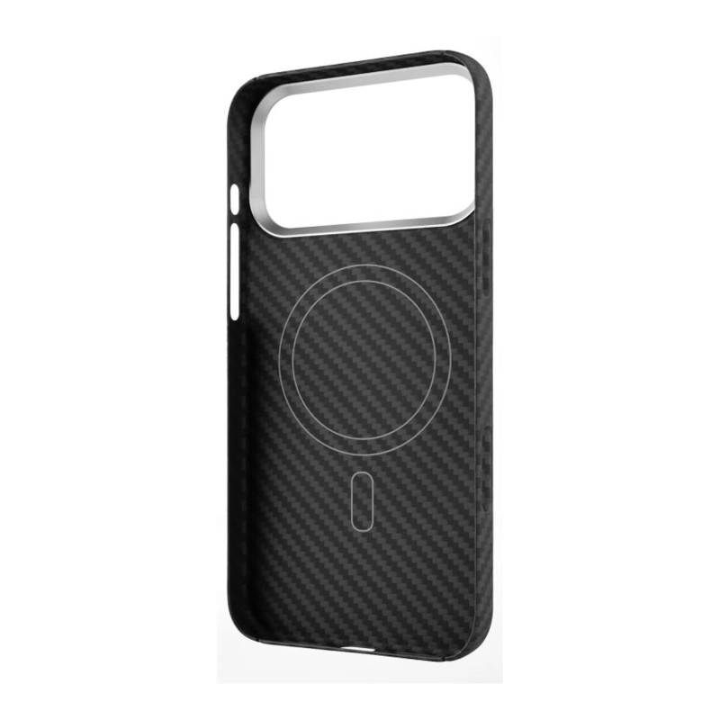 Fixed MagVelar | Aizmugures vāciņš | Apple | iPhone 17 Pro Max | aramīda šķiedras | Melns