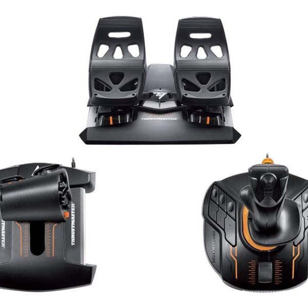 Thrustmaster | Pults Joystick T.16000M Flight Pack | Melna