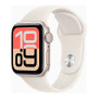 Apple Watch SE 3 GPS + Cellular 40mm Starlight alumīnija korpuss ar Starlight sporta siksniņu - M/L | Apple