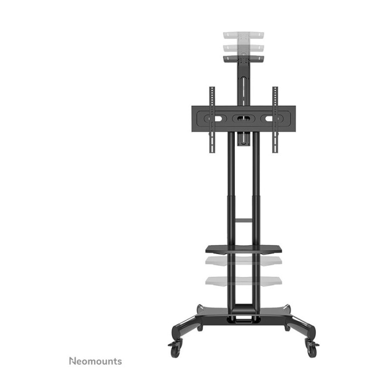Neomounts Floor stand | NM-M1700BLACK TV trolley | Adjustable Height | 32-75 " | Maximum weight (capacity) 50 kg | Black