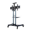 Neomounts Floor stand | NM-M1700BLACK TV trolley | Adjustable Height | 32-75 " | Maximum weight (capacity) 50 kg | Black