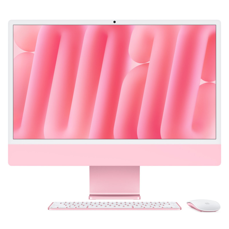Apple iMac 24” 4.5K Retina, Apple M4 10C CPU, 10C GPU/24GB/512GB SSD/Rozā/INT | Apple