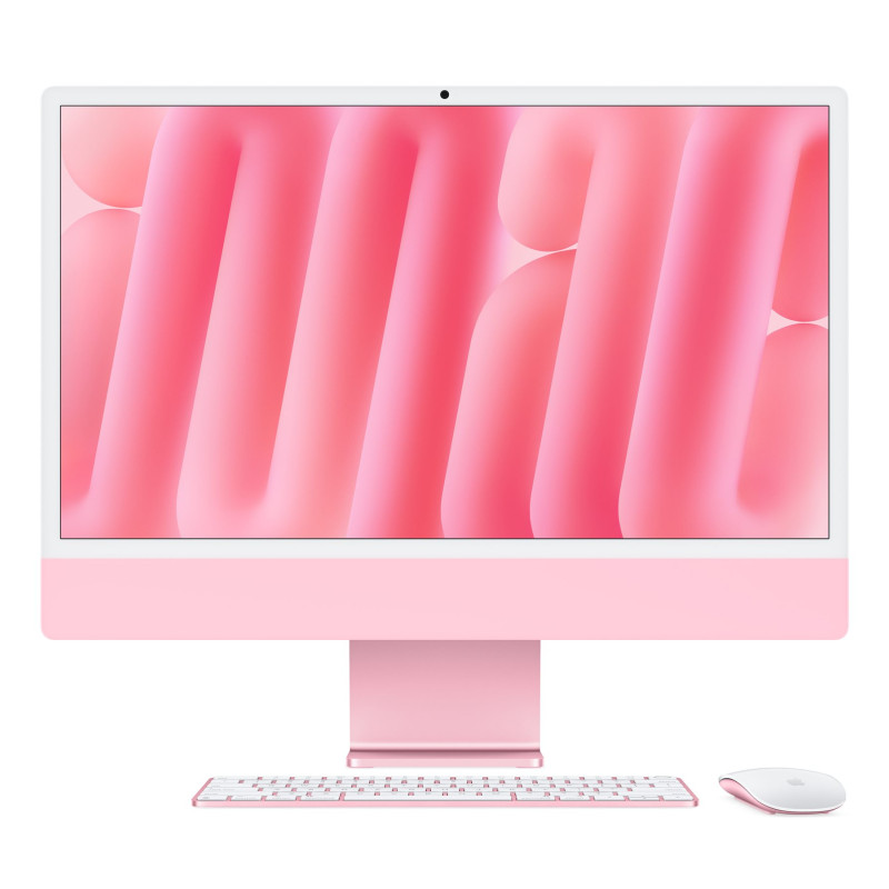 Apple iMac 24” 4.5K Retina, Apple M4 10C CPU, 10C GPU/24GB/512GB SSD/Rozā/INT | Apple