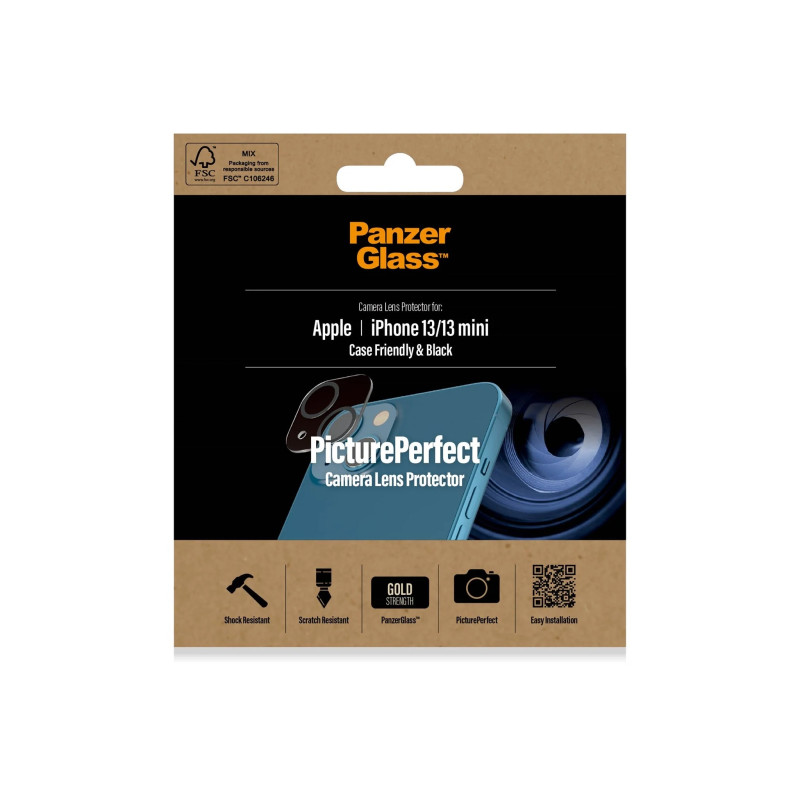 PanzerGlass | Kameras aizsargs | Apple | iPhone 13/13 mini | Caurspīdīgs