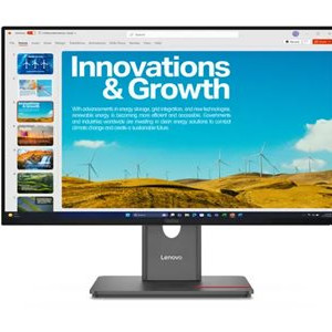 Lenovo | ThinkVision P24QD-40 | 23.8 " | IPS | 16:9 | 120 Hz | 6 ms | 2560 x 1440 pixels | 300 cd/m² | HDMI ports quantity 1 | Eclipse Black