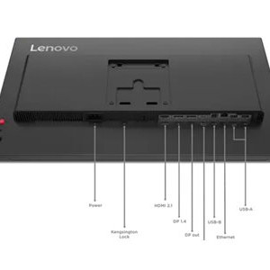 Lenovo | ThinkVision P24QD-40 | 23.8 " | IPS | 16:9 | 120 Hz | 6 ms | 2560 x 1440 pixels | 300 cd/m² | HDMI ports quantity 1 | Eclipse Black