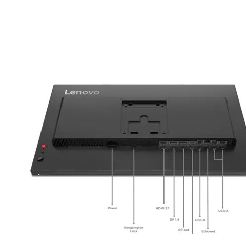Lenovo | ThinkVision P24QD-40 | 23.8 " | IPS | 16:9 | 120 Hz | 6 ms | 2560 x 1440 pixels | 300 cd/m² | HDMI ports quantity 1 | Eclipse Black