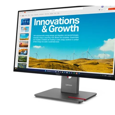 Lenovo | ThinkVision P24QD-40 | 23.8 " | IPS | 16:9 | 120 Hz | 6 ms | 2560 x 1440 pixels | 300 cd/m² | HDMI ports quantity 1 | Eclipse Black