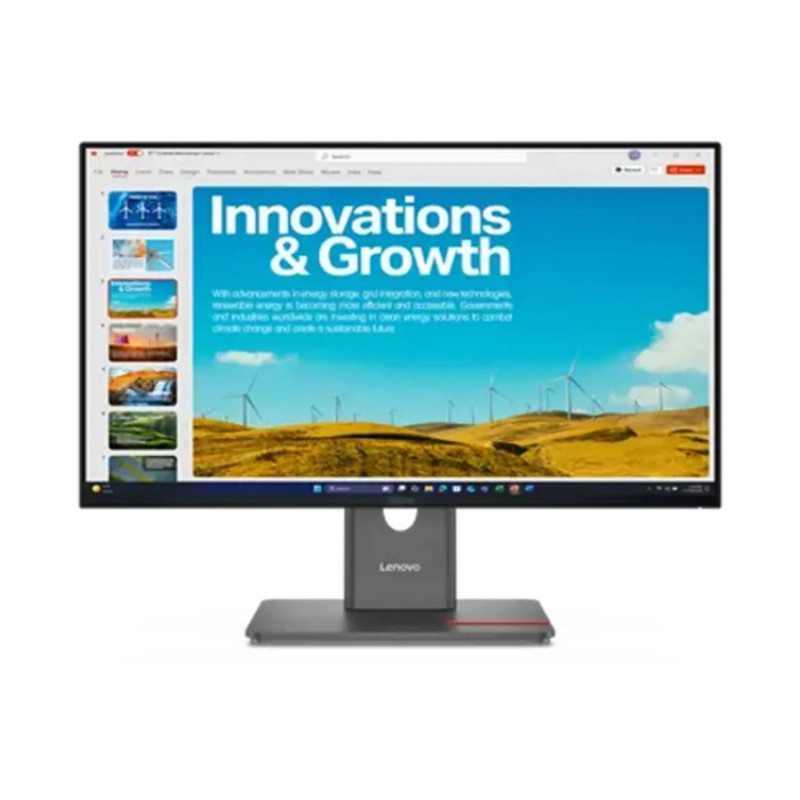 Lenovo | ThinkVision P24QD-40 | 23.8 " | IPS | 16:9 | 120 Hz | 6 ms | 2560 x 1440 pixels | 300 cd/m² | HDMI ports quantity 1 | Eclipse Black