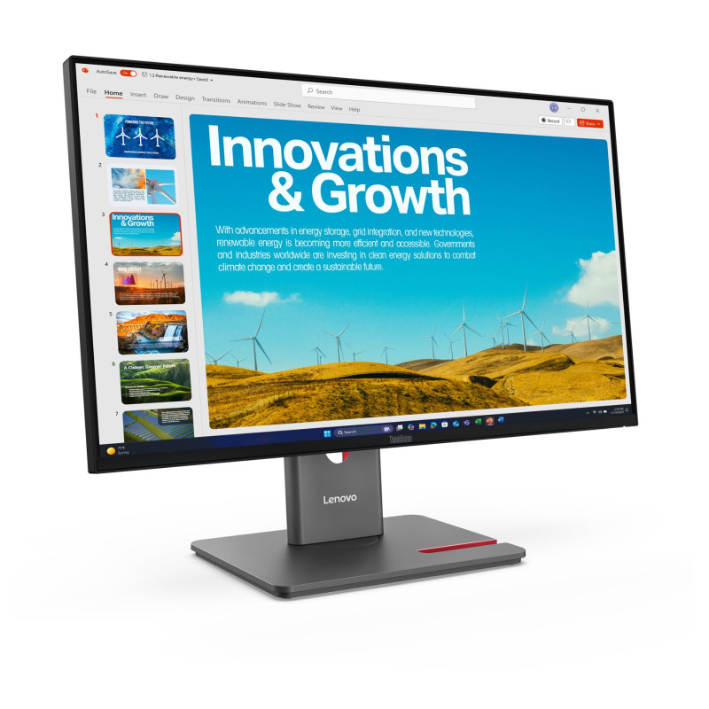 Lenovo | ThinkVision P24QD-40 | 23.8 " | IPS | 16:9 | 120 Hz | 6 ms | 2560 x 1440 pixels | 300 cd/m² | HDMI ports quantity 1 | Eclipse Black