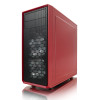 Fractal Design | Focus G | FD-CA-FOCUS-RD-W | Sānu logs | Kreisā sānu panelis - rūdīts stikls | Sarkans | ATX | ATX