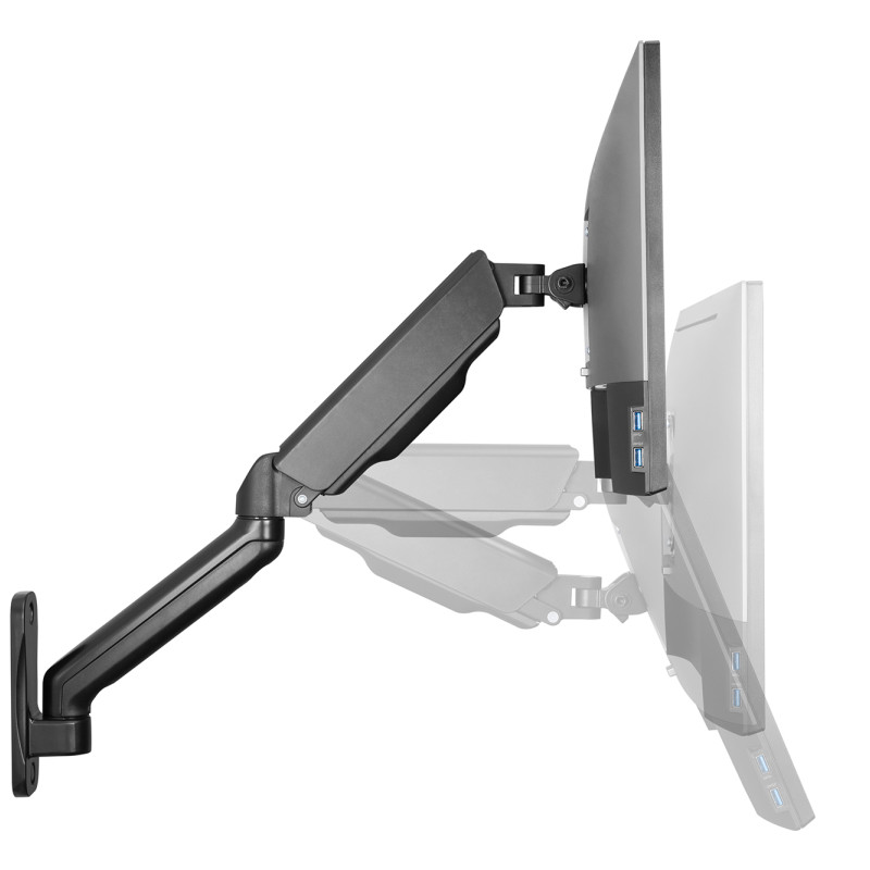 Digitus Wall mount | DA-90425 | Tilt, swivel, rotate | 15-32 " | Maximum weight (capacity) 9 kg | Black