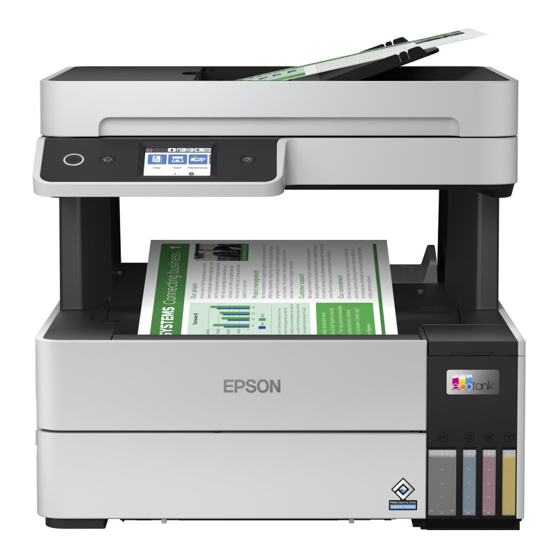 Epson | Daudzfunkcionāls printeris | EcoTank L6460 | Tintes printeris | Krāsa | 3‑1 | Wi‑Fi | Melnbalts