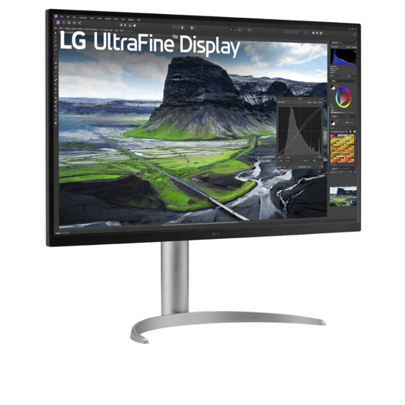 LG | 32UQ850V-W | 32" | IPS | UHD | 16:9 | 60 Hz | 5 ms | 3840 x 2160 pikseļi | 400 cd/m² | HDMI pieslēgvietas 2 | Sudraba