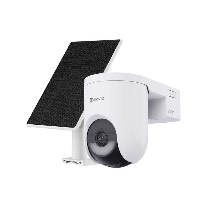 EZVIZ Akumulatora barošanas PT kameras komplekts ar saules paneli | CS-HB8c | Dome | 4 MP | 4 mm | IP65 | H.264/H.265 | Micro SD, max. 512 GB