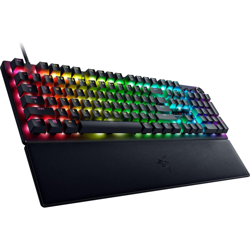 Razer | Huntsman V3 Pro | Spēļu tastatūra | Vadu | US | Analogā optiskā | Melna