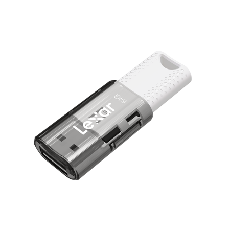 Lexar | Zibatmiņa | JumpDrive S60 | 64 GB | USB 2.0 | Melna/zaļgani zila