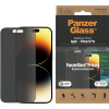 PanzerGlass | Ekrāna aizsargs | Apple | iPhone 14 Pro | Stikls | Melns | Ultra-Wide Fit; Viegla uzstādīšana; Privātuma filtrs; Pretpirkstu nospiedumu | Privātums