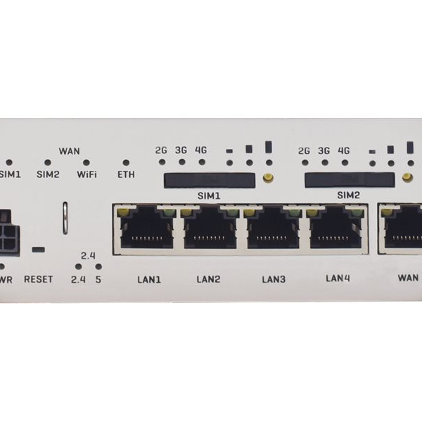 Teltonika RUTX122 Dual LTE Cat 6 maršrutētājs (RUTX12200000)