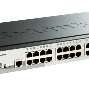 D-Link | Switch | DGS-1510-28P | Web Management | Rack mountable | Gigabit Ethernet (copper) ports quantity 24 | SFP ports quantity 2 | SFP+ ports quantity 2 | PoE/Poe+ ports quantity 24 | Power supply type Single | 24 month(s)