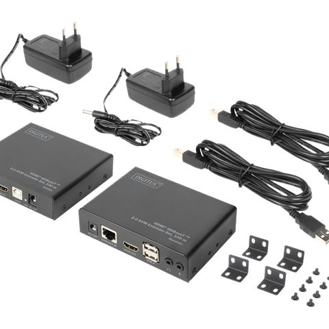 DIGITUS HDBaseT 2.0 HDMI KVM paplašinātāja komplekts | Digitus