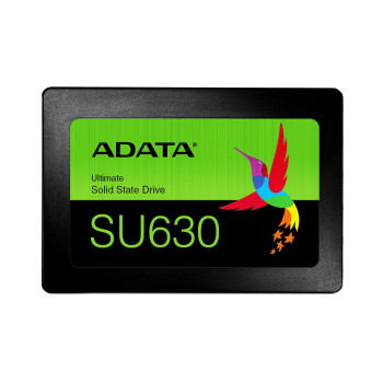 ADATA | Ultimate SU630 3D NAND SSD | 480 GB | SSD faktors 2.5” | Interfeiss SATA | Lasīšanas ātrums 520 MB/s | Rakstīšanas ātrums 450 MB/s