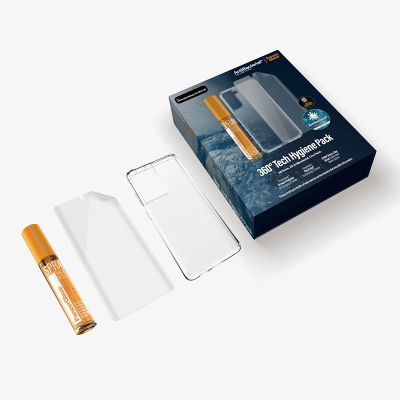 PanzerGlass | Samsung Galaxy S21 Ultra 5G | Samsung | Galaxy S21 | N/A | Caurspīdīgs | Pašdziedējošs TPU materiāls. Pilnīgs silikona līmējums