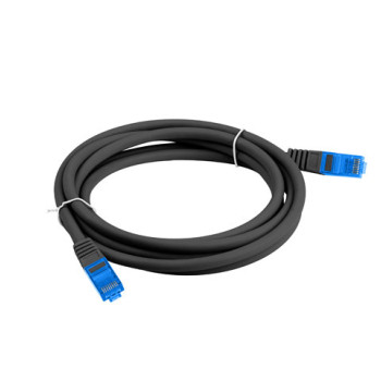 Lanberg | Komutācijas kabelis Cat.6A S/FTP LSZH CCA | PCF6A-10CC-0150-BK | 1.5 m | Melns