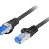 Lanberg | Patchcord Cat.6A S/FTP LSZH CCA | PCF6A-10CC-0150-BK | 1.5 m | Black