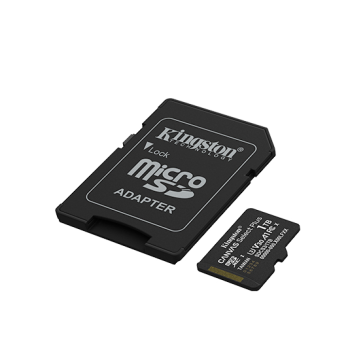 Kingston atmiņas karte | Canvas Select Plus | 1000 GB | microSD | Flash atmiņa klase Class 10, UHS-I, U1/U3, video klase 10/30, A1