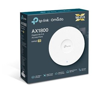 TP-LINK | AX1800 bezvadu divu joslu griestu uzstādāms piekļuves punkts | EAP620 HD | 802.11ax | 2.4GHz/5GHz | 1201+574 Mbit/s | 10/100/1000 Mbit/s | Ethernet LAN (RJ-45) pieslēgvietas 1 | MU‑MiMO Jā | PoE in | Antenas tips omni‑directional iekšēja