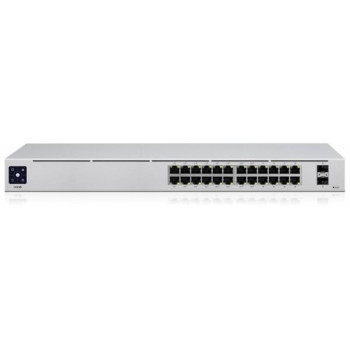 Ubiquiti | Unifi Switch | USW-PRO-24-POE | Pārvaldāms L3 | Galda | Gigabit Ethernet (varš) porti 24 | SFP+ porti 2 | PoE+ porti 24 | Barošanas avots AC/DC, iebūvēts, 450W