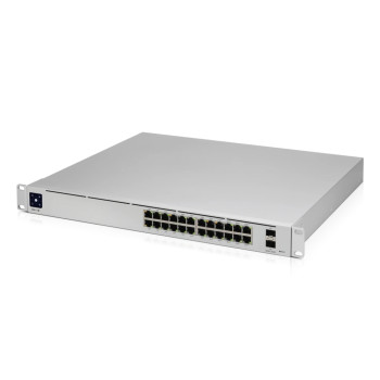 Ubiquiti | Unifi Switch | USW-PRO-24-POE | Pārvaldāms L3 | Galda | Gigabit Ethernet (varš) porti 24 | SFP+ porti 2 | PoE+ porti 24 | Barošanas avots AC/DC, iebūvēts, 450W