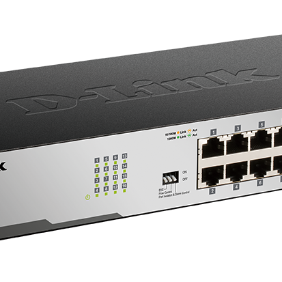 D-Link | 16 portu gigabitu nepārvaldāms darbvirsmas slēdzis | DGS-1016D | Nepārvaldāms | Darbvirsma
