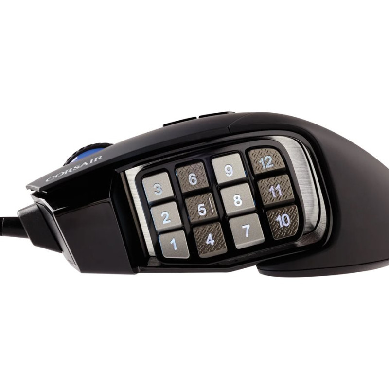 Corsair | Gaming Mouse | SCIMITAR ELITE RGB | Gaming Mouse | Wireless Gaming Mouse | Optical | Black | Yes