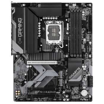 Gigabyte B760 GAMING X GEN5 | Procesoru ģimene Intel | Procesora ligzda LGA1700 | DDR5 | Atbalstītie cietā diska interfeisi M.2, SATA | SATA savienotāju skaits 4