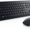 Dell | Tastatūra un pele | KM3322W | Komplektā tastatūra un pele | Bezvadu | Baterijas iekļautas | Bezvadu savienojums | Krievu | Melna