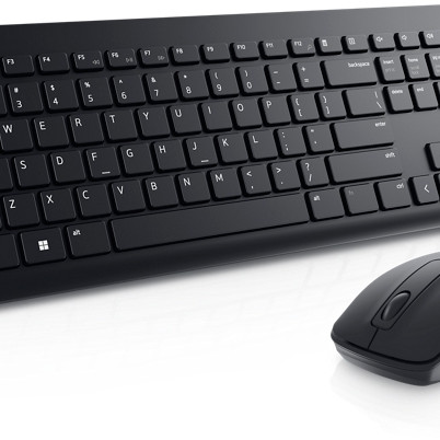 Dell | Tastatūra un pele | KM3322W | Komplektā tastatūra un pele | Bezvadu | Baterijas iekļautas | Bezvadu savienojums | Krievu | Melna
