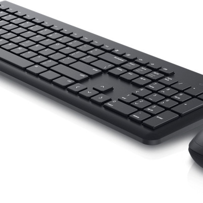 Dell | Tastatūra un pele | KM3322W | Komplektā tastatūra un pele | Bezvadu | Baterijas iekļautas | Bezvadu savienojums | Krievu | Melna