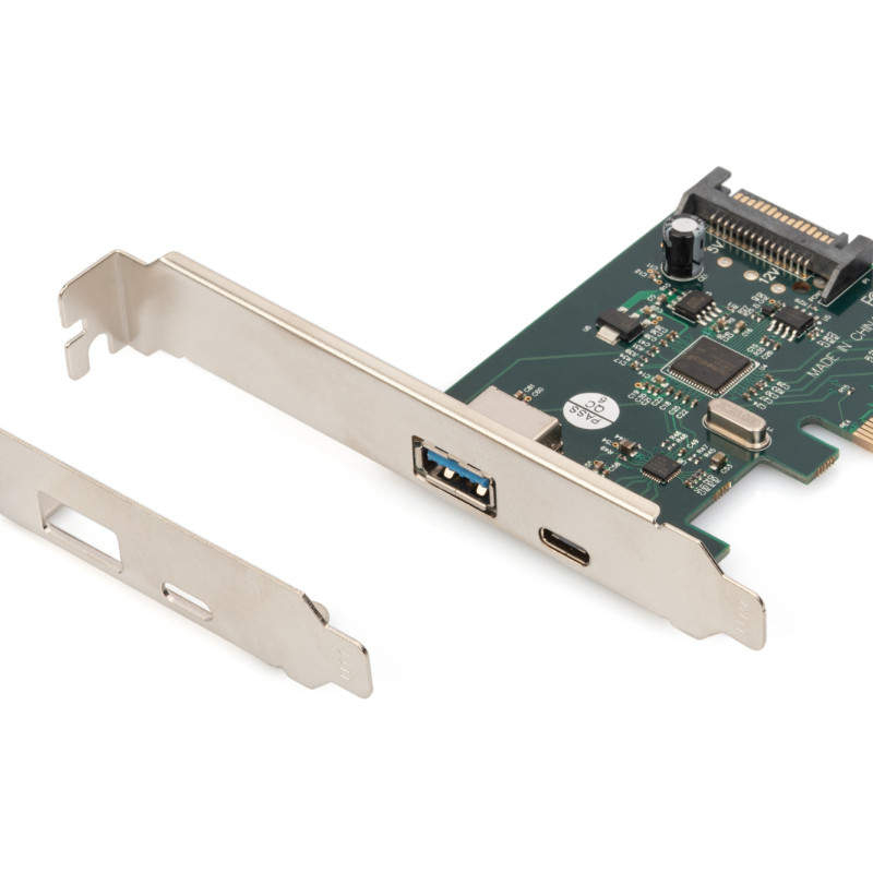 Digitus | PCIe card, USB-C 3.1 Gen 2, 10Gpbs, USB-A 3.1 | DS-30225