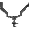 EDBAK Desk Mount | DMV02 Dual Swing Arm | Augstuma regulēšana, Slīpums | 19-35