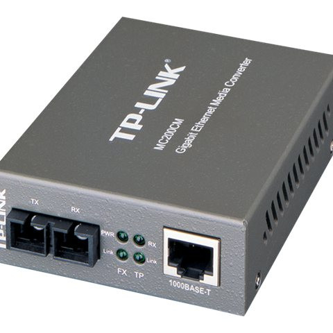 TP-LINK | Gigabitu daudzrežīmu mediakonvertors | MC200CM | 1x 1000M SC/UPC ports | 1x 1000M RJ45 ports (Auto MDI/MDIX)