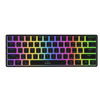 Genesis | THOR 660 G2 | Spēļu tastatūra | Bezvadu/Vadu | ASV | Lineārs | Melna | RGB