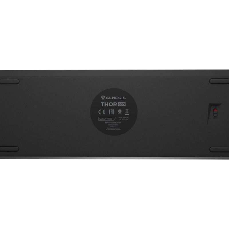 Genesis | THOR 660 G2 | Gaming Keyboard | Wireless/Wired | US | Linear | Black | RGB