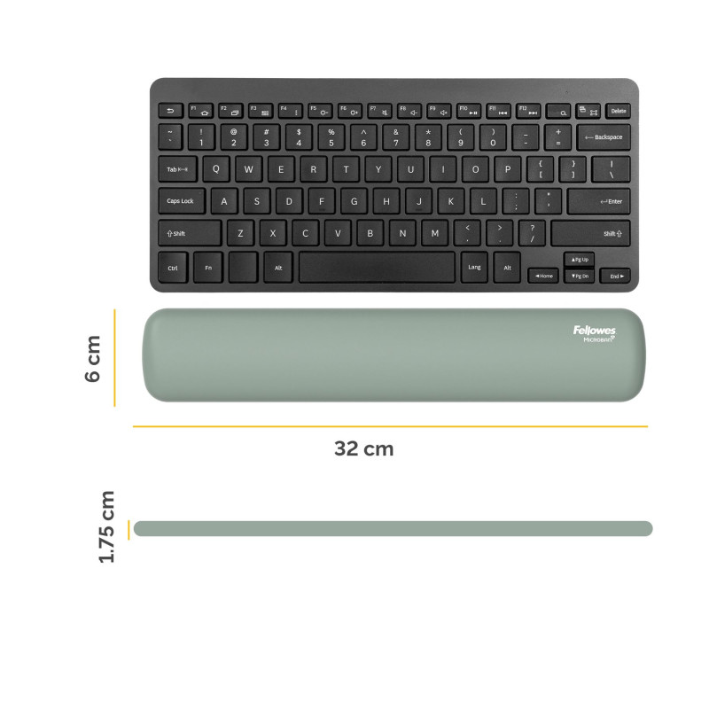 Fellowes | Breyta Compact Keyboard (TKL) Rokas atbalsts (Wrist Rest) | Sage