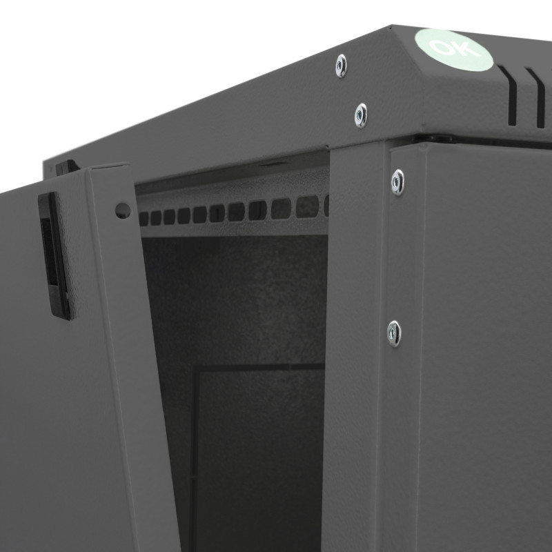 Digitus Wall Mounting Cabinets Dynamic Basic Series | DN-19 07-U-EC-SW | 38.9 x 60 x 45 cm | Black